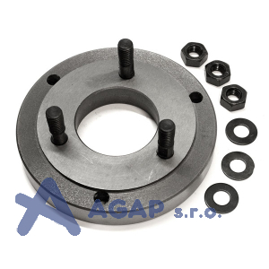 Příruba pro sklíčidlo 125 mm pro TU 2404/2406 (3 otvory)