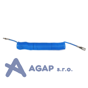 Profi spir&aacute;lov&aacute; PU hadice 7,5 m, &oslash; 5/8 mm, s rychlospojkou