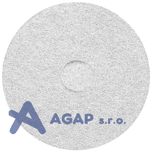 Leštící pad, bílý 20\"/50,8 cm, 5 ks
