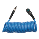 Spir&aacute;lov&aacute; PU hadice 5 m, &oslash; 6,5/10 mm, 10 bar s rychlospojkou
