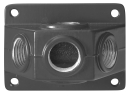 Rozdělovač vzduchu 1/2\" &times; 1\" &times; 3/4\"