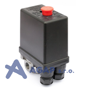 Tlakový spínač NEMA 230 V / 12 bar (4x1/4\")