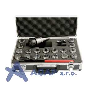 Sada up&iacute;nače ISO40/M16/ER32 a kle&scaron;tin 2-20 mm (18 ks)