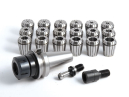 Sada up&iacute;nače SK50/DIN2080/ER32 a kle&scaron;tin 2-20 mm (18 ks)